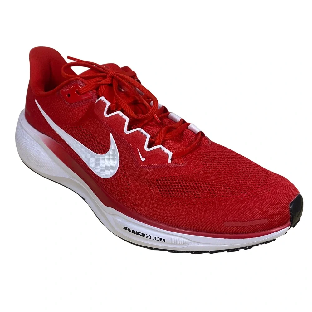 Nike Air Zoom Pegasus 41 Running Shoes Sneakers Mens Size 15 Red - Picture 1 of 15
